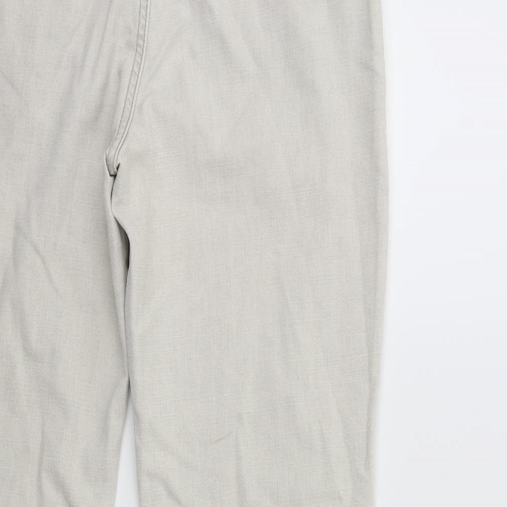 Per Una Womens Beige Trousers Size 14 L30 in