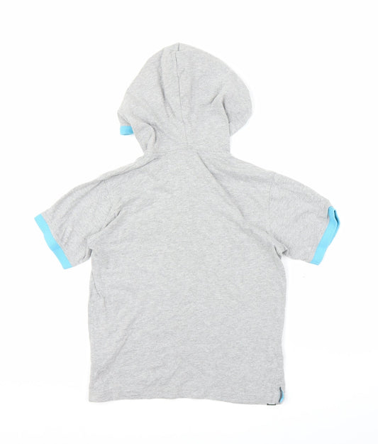 Carbini Boys Grey Pullover Hoodie Size 8-9 Years