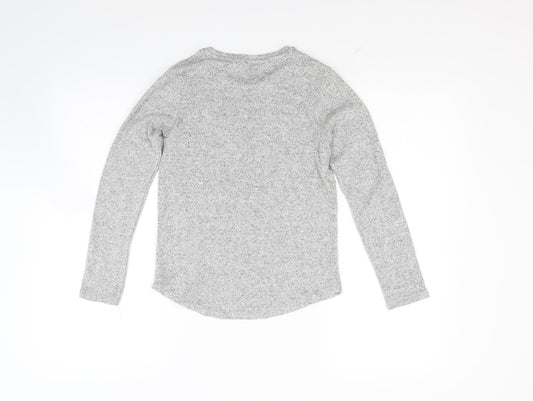 George Girls Grey Pullover Sweatshirt Size 10 Years - New york