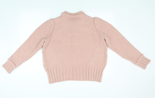 NEXT Womens Pink Knit Pullover Jumper Size M