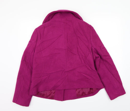 Dorothy Perkins Womens Pink Jacket Coat Size 16
