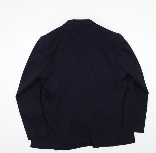 Marks and Spencer Mens Blue Jacket Suit Jacket Size 38