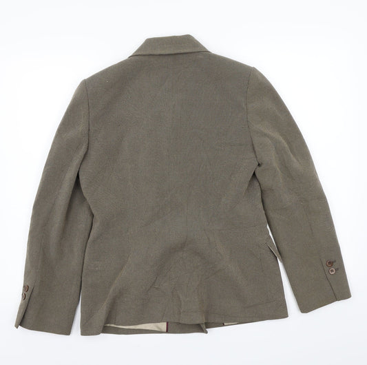 Precis Womens Beige Jacket Coat Size 10