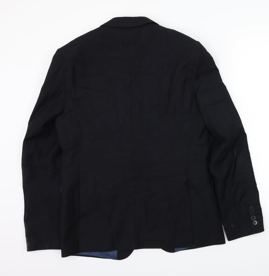 Burton Mens Black Jacket Suit Jacket Size 40