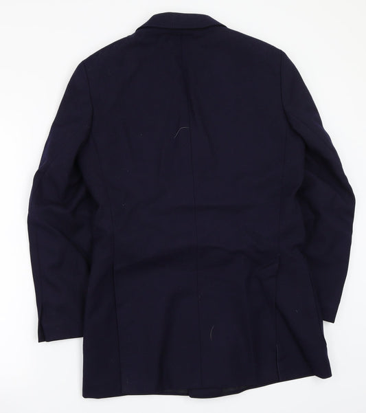 Racing Green Womens Blue Jacket Suit Jacket Size 34