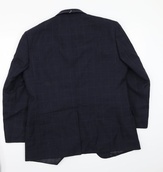 Preworn Mens Blue Jacket Suit Jacket Size 40
