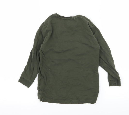 NEXT Boys Green Jersey Basic T-Shirt Size 5 Years