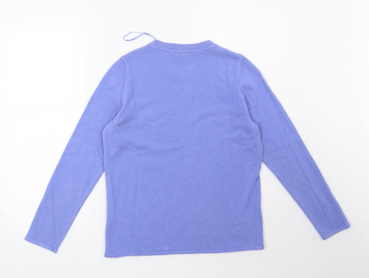 Bonmarché Womens Blue Pullover Jumper Size 10
