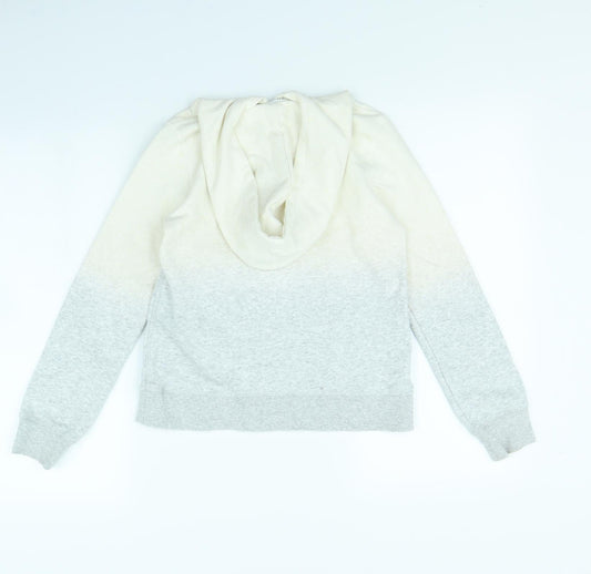 H&M Girls Grey Pullover Hoodie Size 10 Years