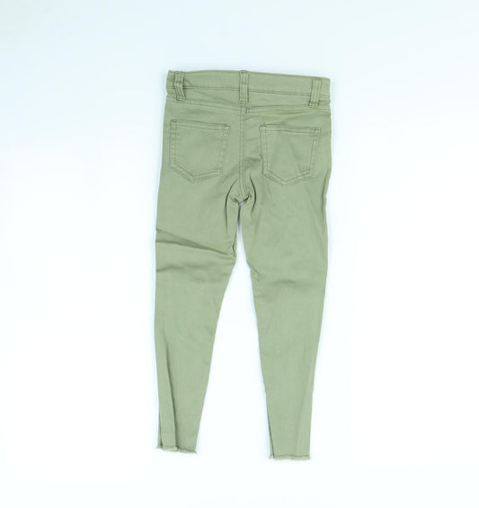 Denim & Co. Girls Green Skinny Jeans Size 5 Years