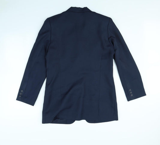 Preworn Mens Blue Jacket Blazer Size S - Shoulder Pads