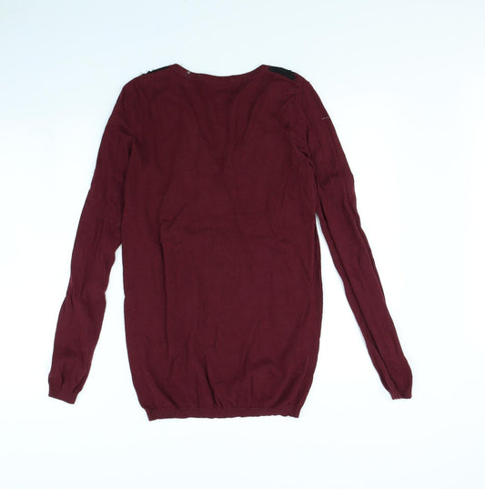 NEXT Womens Red Pullover Jumper Size 8