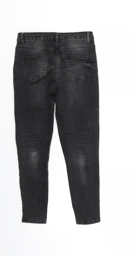 I love girls wear Girls Black Denim Skinny Jeans Size 10 Years