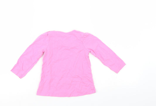 Disney Girls Pink Basic Casual Size 12-18 Months