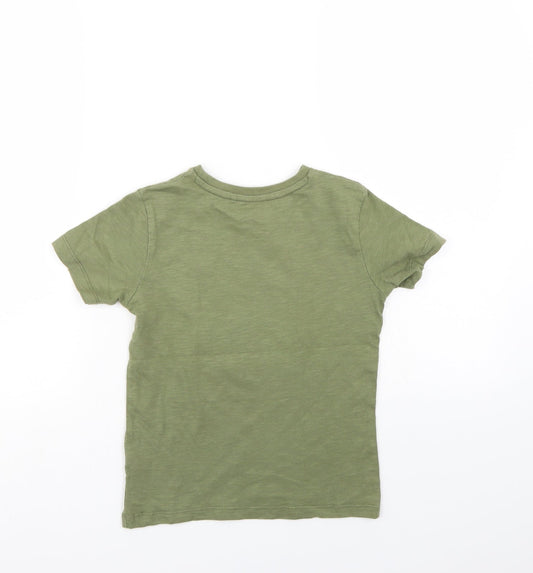 Next 82 Boys Green Basic T-Shirt Size 6 Years