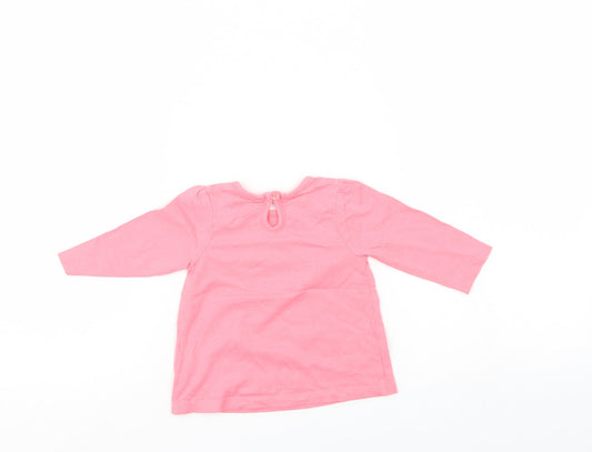 George Girls Pink Jumper Dress Size 3-6 Months