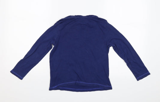 George Boys Blue Basic T-Shirt Size 8-9 Years - Snowman