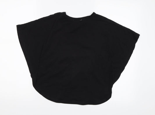 Tammy Girl Girls Black Basic T-Shirt Size 10-11 Years - Unicorn Day Dreamer