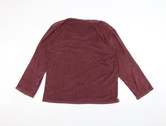 Enrico Mori Mens Red Pullover Jumper Size M