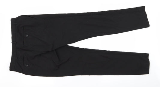 NEXT Womens Black Trousers Size 30 L26 in