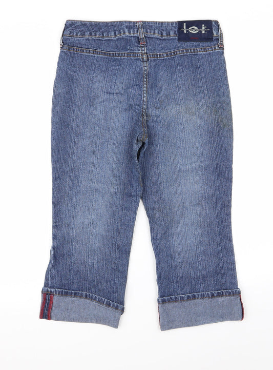 life energy Womens Blue Wide-Leg Jeans Size 10