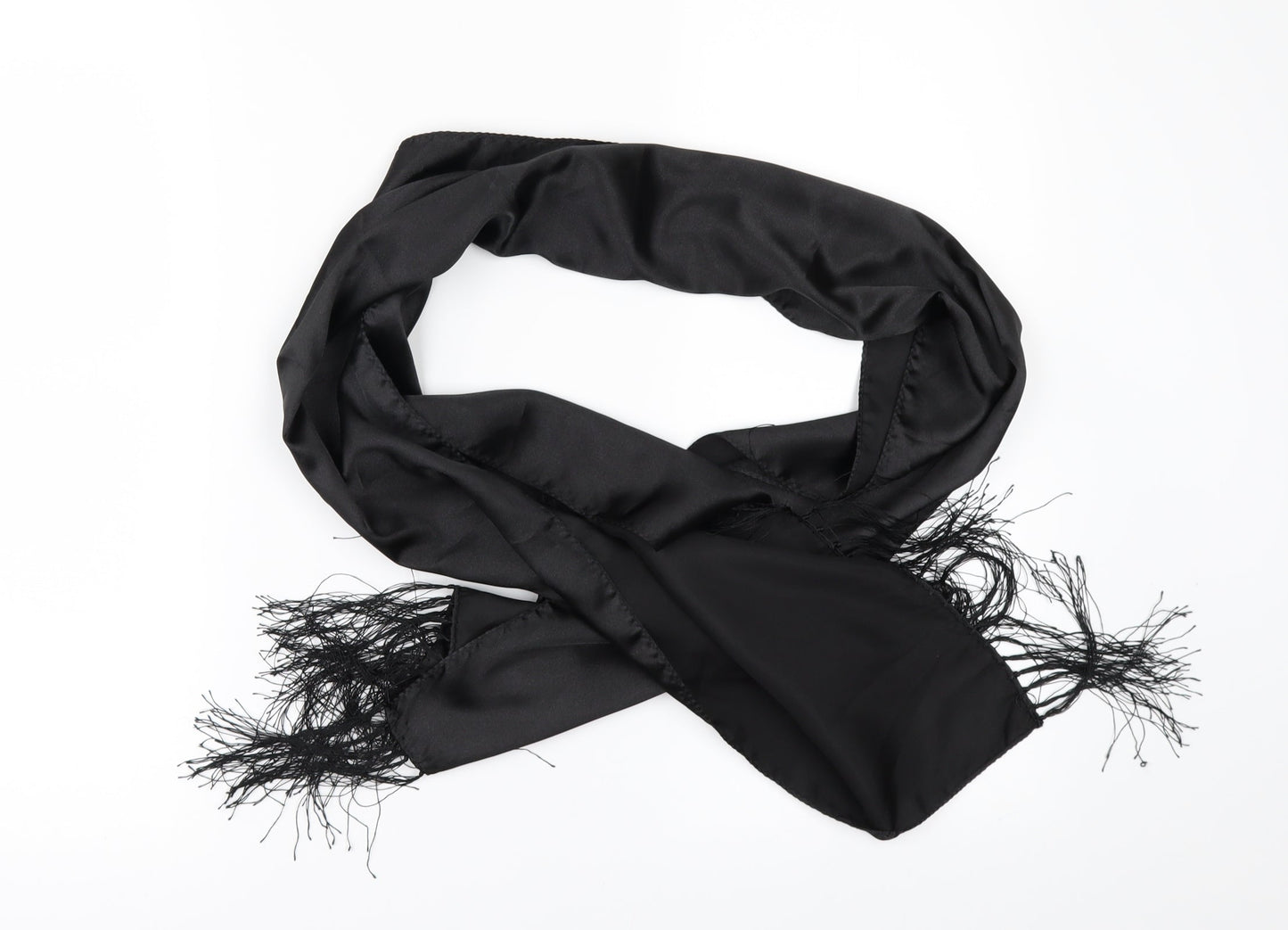 Preworn Womens Black Scarf