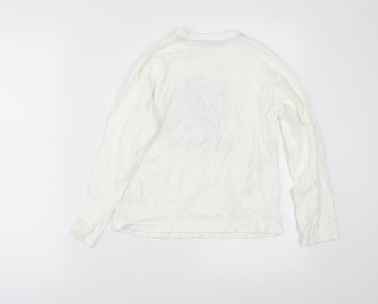 George Boys White Basic T-Shirt Size 6-7 Years