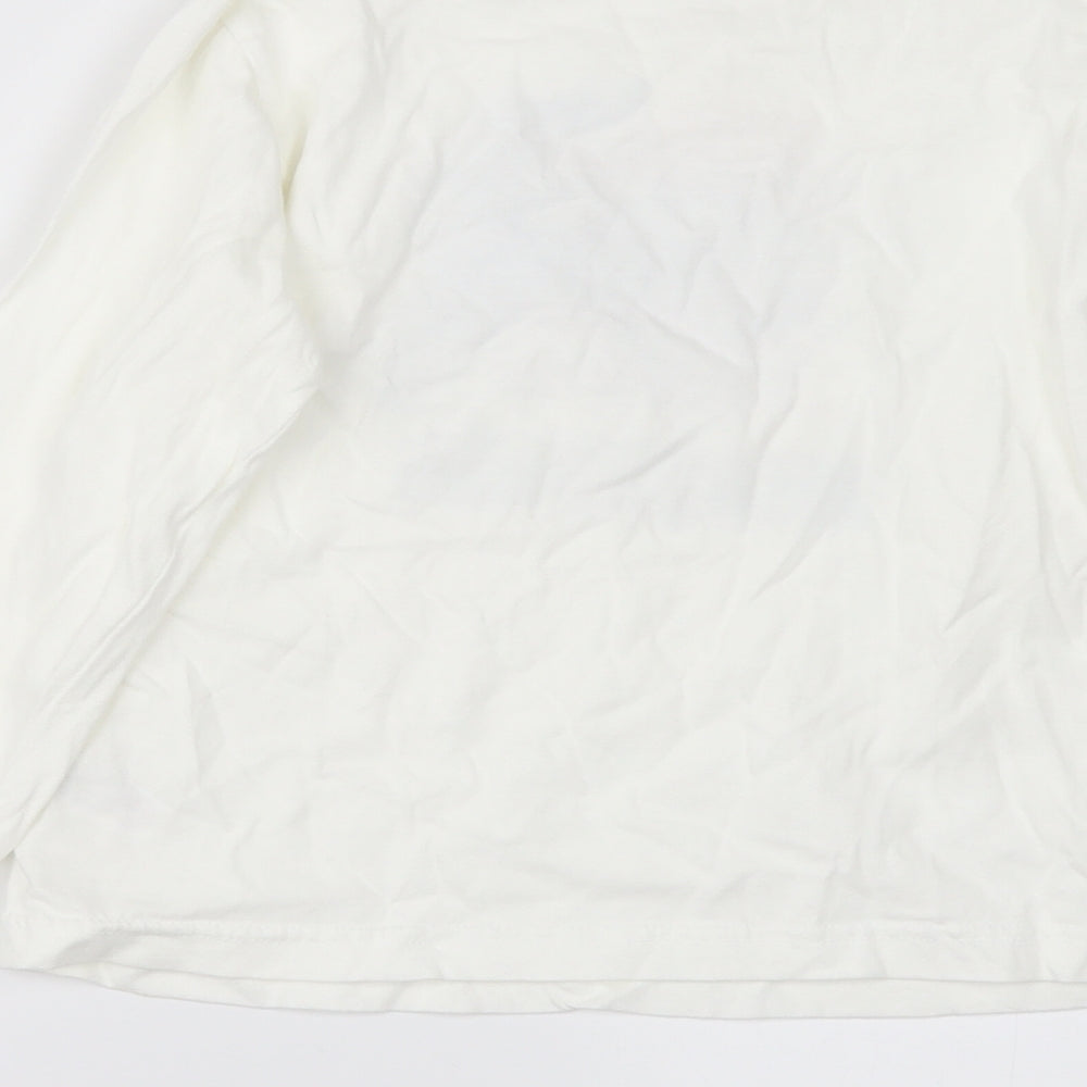 George Boys White Basic T-Shirt Size 6-7 Years
