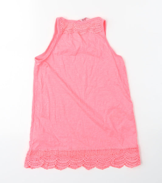 yd Girls Pink Basic T-Shirt Size 10-11 Years