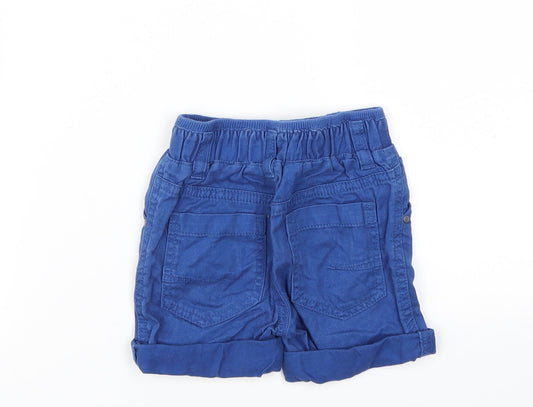 m Boys Blue Capri Trousers Size 9-12 Months
