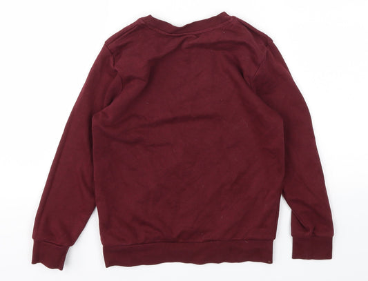 George Boys Red Pullover Hoodie Size 6-7 Years