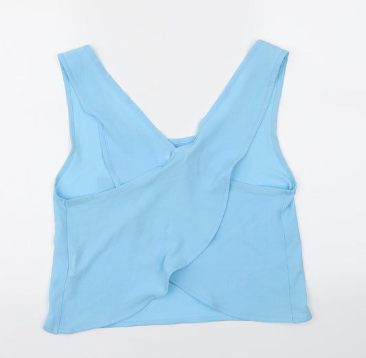 Giorgio Womens Blue Basic T-Shirt Size S