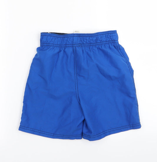 Asda George Boys Blue Cargo Shorts Size 6-7 Years - Swim shorts
