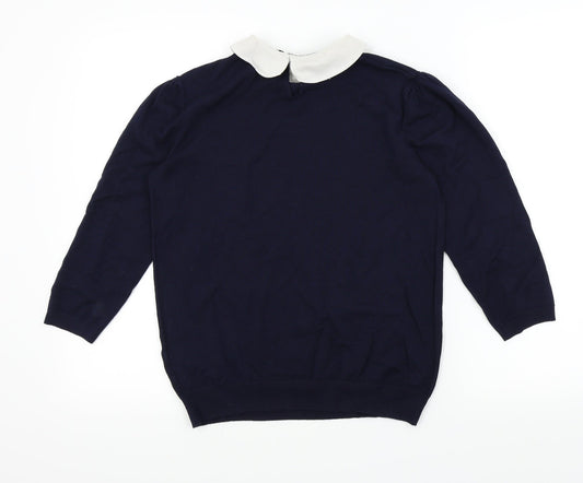 Papaya Womens Blue Pullover Jumper Size 10