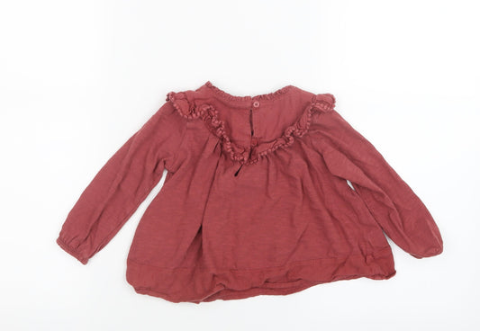 NEXT Girls Red Shirt Dress Size 18-24 Months
