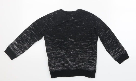 Marks and Spencer Boys Black Pullover Jumper Size 5-6 Years