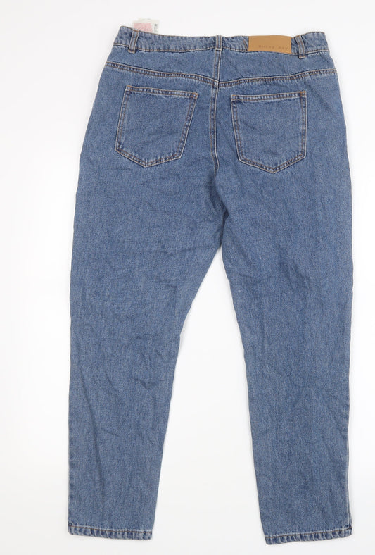 Noisy may Womens Blue Denim Straight Jeans Size 31 in L25 in