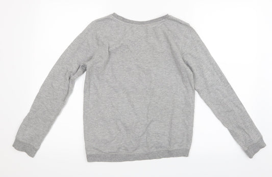 H&M Girls Grey Pullover Jumper Size 13-14 Years