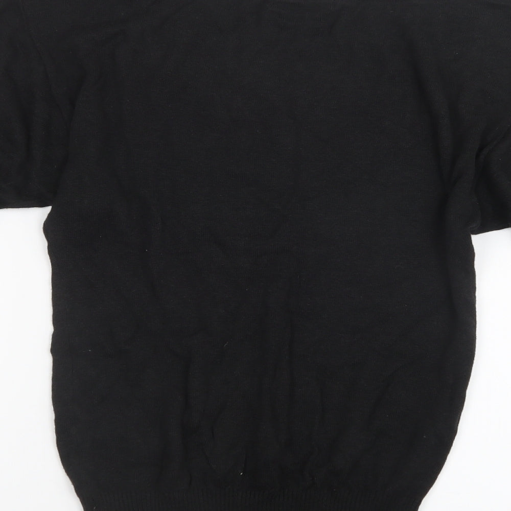 Jane Norman Womens Black Knit Pullover Jumper Size 10
