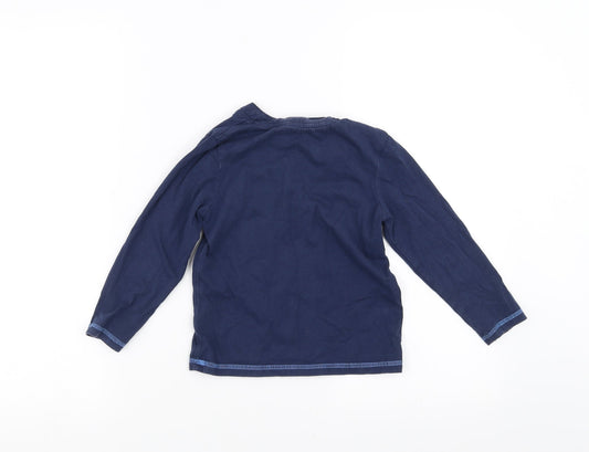George Boys Blue Basic T-Shirt Size 3-4 Years