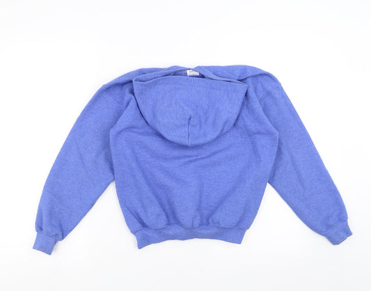 Gildan Boys Blue Pullover Hoodie Size M - fortnite