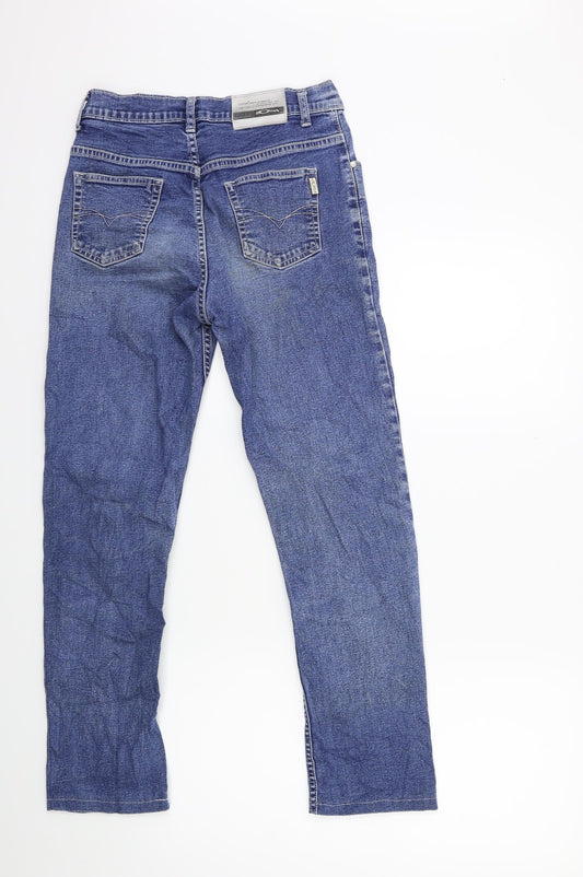 LONI Womens Blue Denim Tapered Jeans Size 31 in L27 in