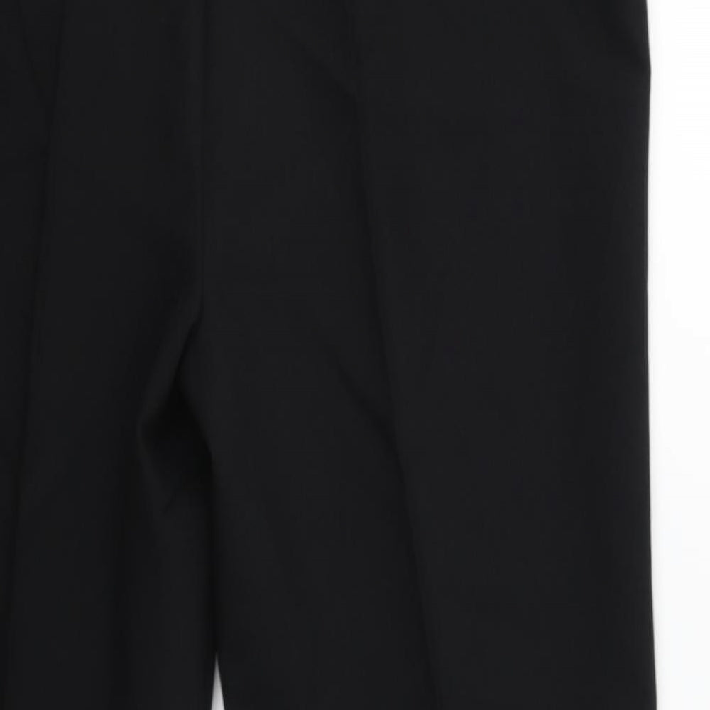 qdos Womens Black Trousers Size 16 L23 in