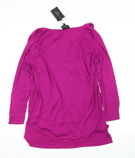 Antthony Womens Purple Cardigan Jumper Size M