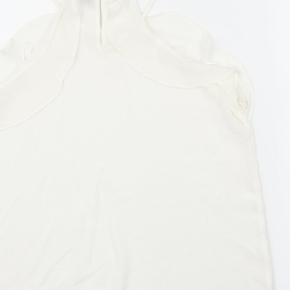 H&M Womens White Camisole Blouse Size 12