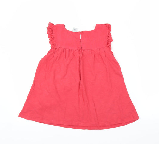 TU Girls Pink Tunic Blouse Size 8 Years