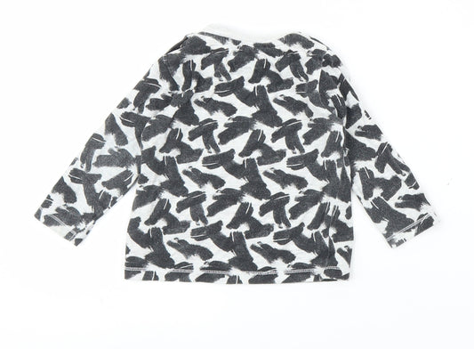 Fred & Flo Boys Grey Basic T-Shirt Size 6-9 Months
