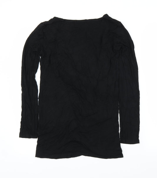 Style Womens Black Cardigan Jumper Size M