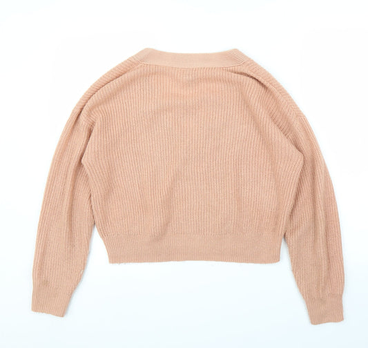 H&M Womens Pink Pullover Jumper Size S