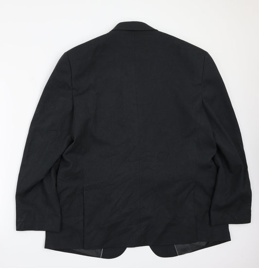 Greenwoods Mens Black Jacket Suit Jacket Size 42